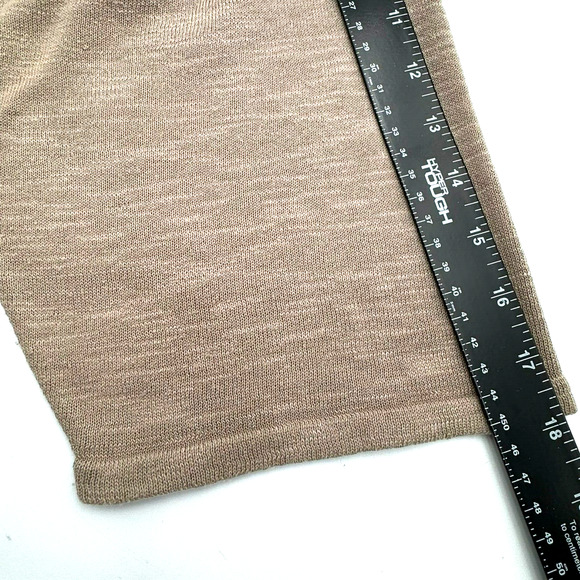 CATHERINES Womens 4X Beige Crochet Short Sleeve Long Cardigan Open Cover Up Boho - Picture 8 of 8